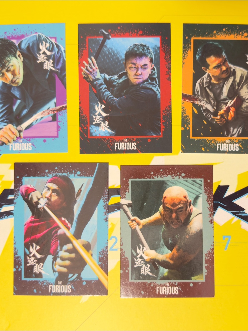 The FURIOUS - Movie AMC Limited Edition PROMO Cards- FULL SET Of 5
